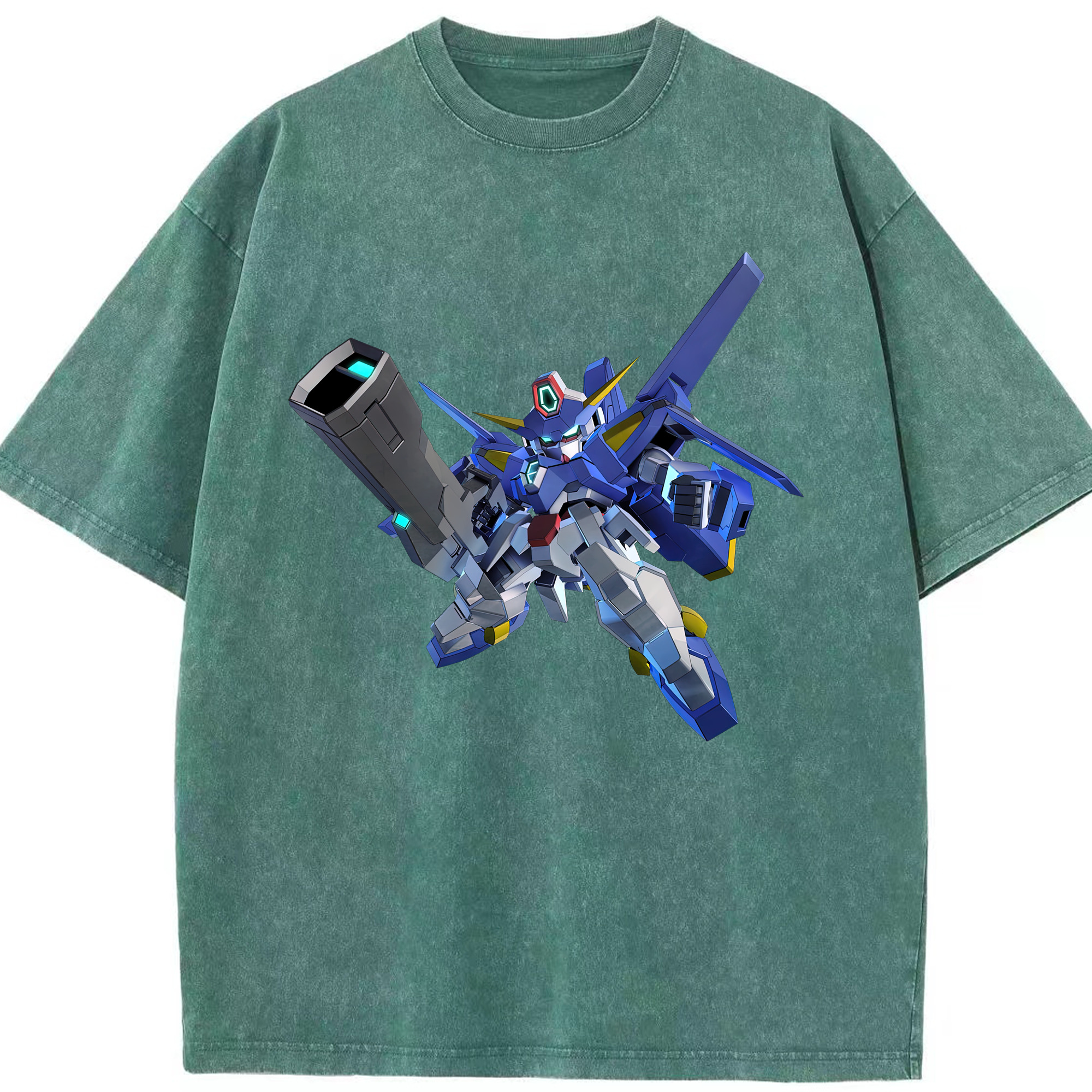 （画像用） 機動戦士ガンダム Mobile Suit Gundam 綿100% ヴィンテージ風 半袖Tシャツ（フロントプリント）